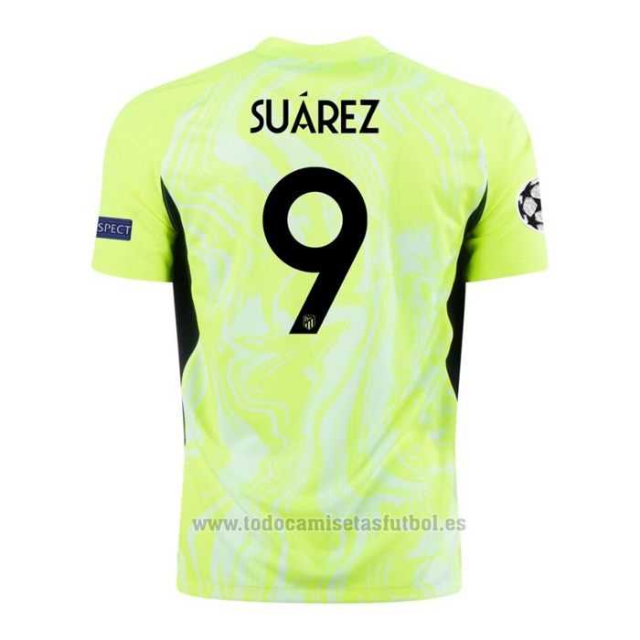 Camiseta Atletico Madrid Jugador Suarez 3ª 2020-2021